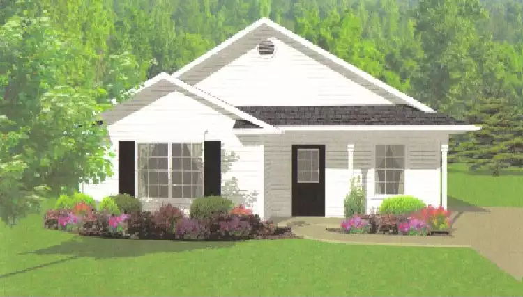 image of lake cottage house plan 7797